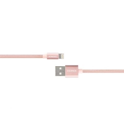 Kabel ROMOSS do Apple iPad, iPhone - lightning (ładowanie, komunikacja) - rose / różowy-35186