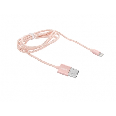Kabel ROMOSS do Apple iPad, iPhone - lightning (ładowanie, komunikacja) - rose / różowy-35188