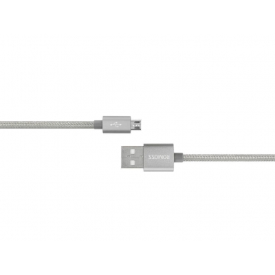 kabel ROMOSS micro USB (ładowanie, komunikacja) - gray / szary-35248