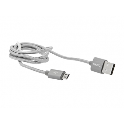 kabel ROMOSS micro USB (ładowanie, komunikacja) - gray / szary-35249
