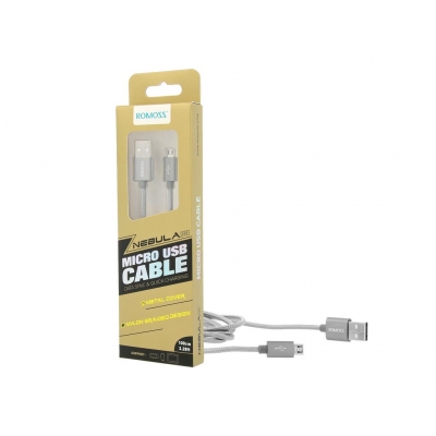 kabel ROMOSS micro USB (ładowanie, komunikacja) - gray / szary-35250