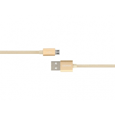 kabel ROMOSS micro USB (ładowanie, komunikacja) - gold / złoty-35251