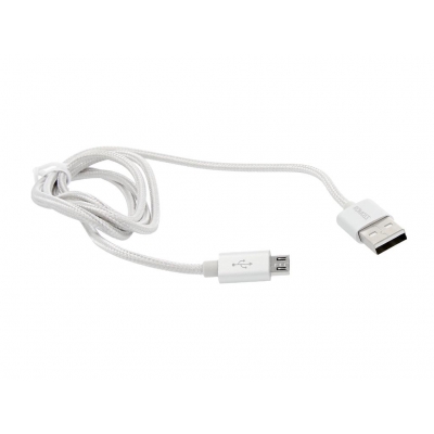 kabel ROMOSS micro USB (ładowanie, komunikacja) - silver / srebrny-35305