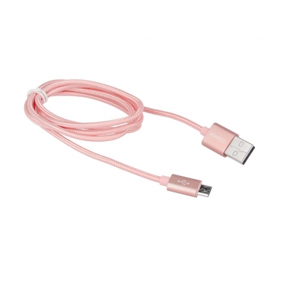 kabel ROMOSS micro USB (ładowanie, komunikacja) - rose / różowy-35972