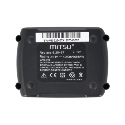 bateria mitsu Metabo BS 14.4 LTX Impuls-36602
