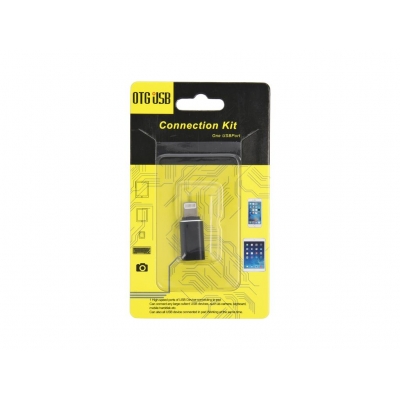 Adapter / przejściówka Lightning do USB-C (black)-39991